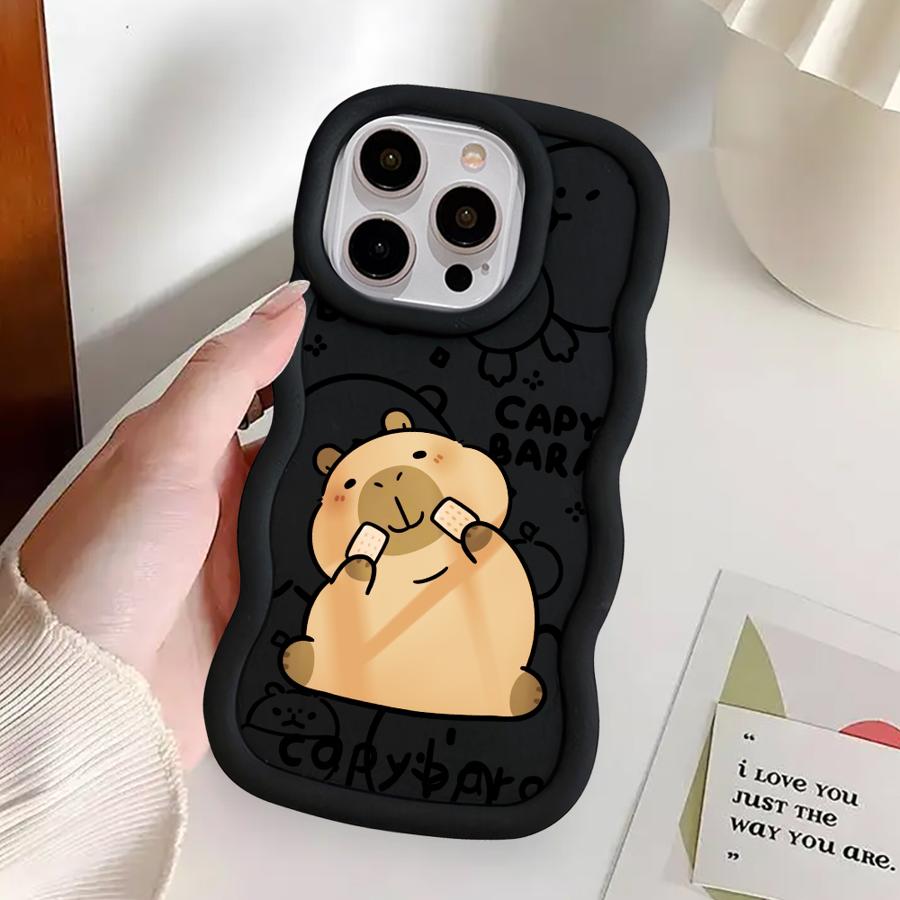 Capybara Cute Cool Case for iPhone 11 12 14 13 8 17 Air XR 16 Pro Max 15 Plus Soft Phone Cover