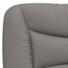 Bed Frame without Mattress  Hvar  Taupe 90x190 cm Fabric
