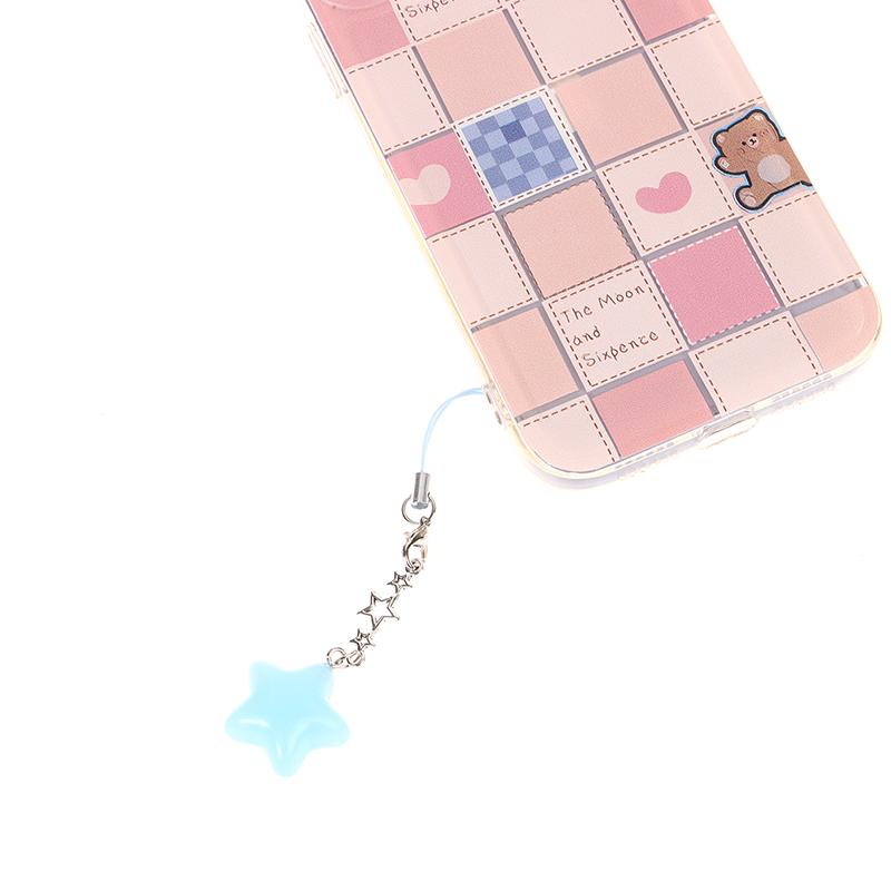 

7 цветов пятиконечная звезда бусины кисточки брелок подвеска бирки для DIY брелок ожерелье изготовление ювелирных изделий