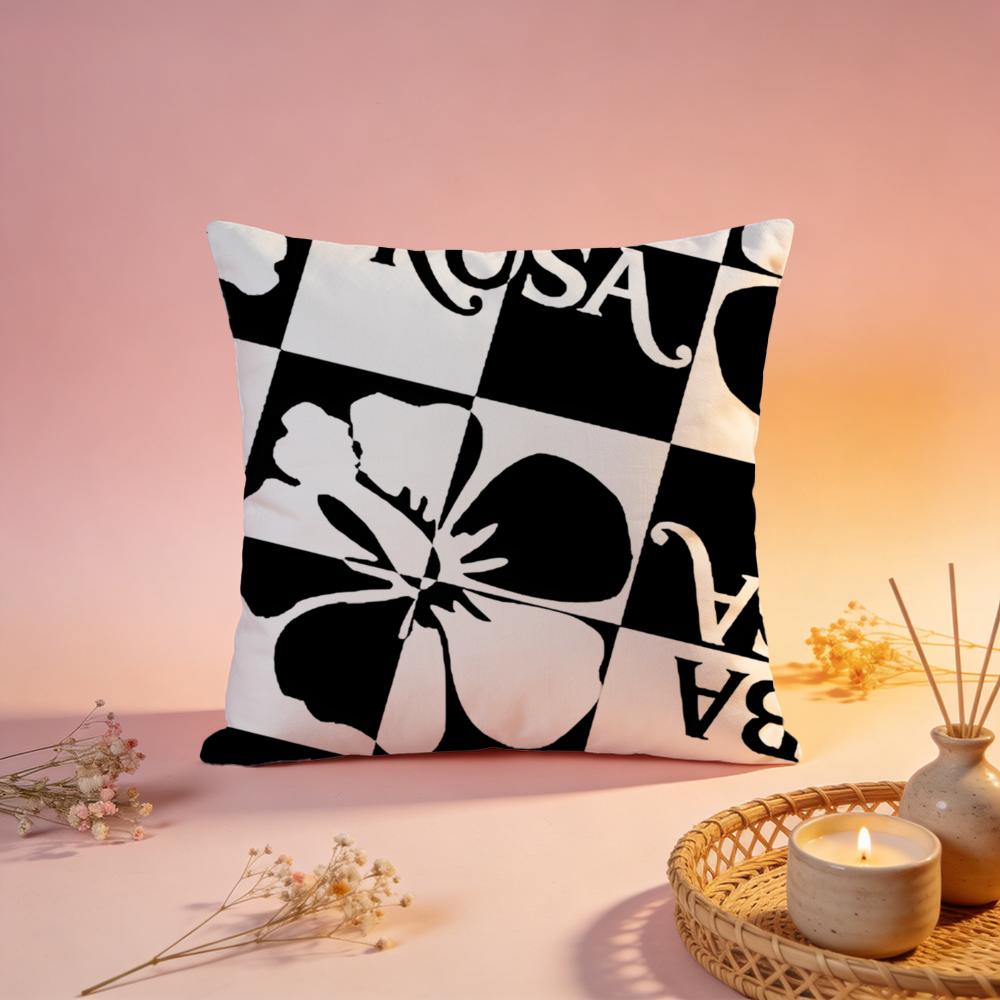 Popular AAlba Rosaead Cushion Cover Comfortable Durable Pillow Cover MultiScene for Home Office Car Sofa