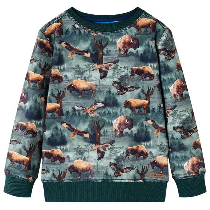 Dark Green Sweatshirt for Children 92/104/116/128/140