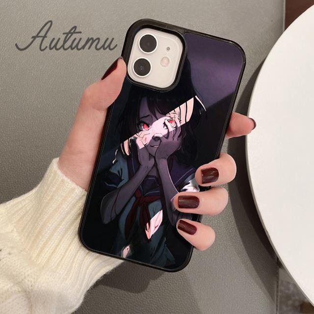Yandere Chan Ayano Aishi Phone Case for iPhone 11 12 13 14 Pro Max Mini X XR XS SE 2020 6S 7 8 Plus Samsung Galaxy S21 S22 Cover