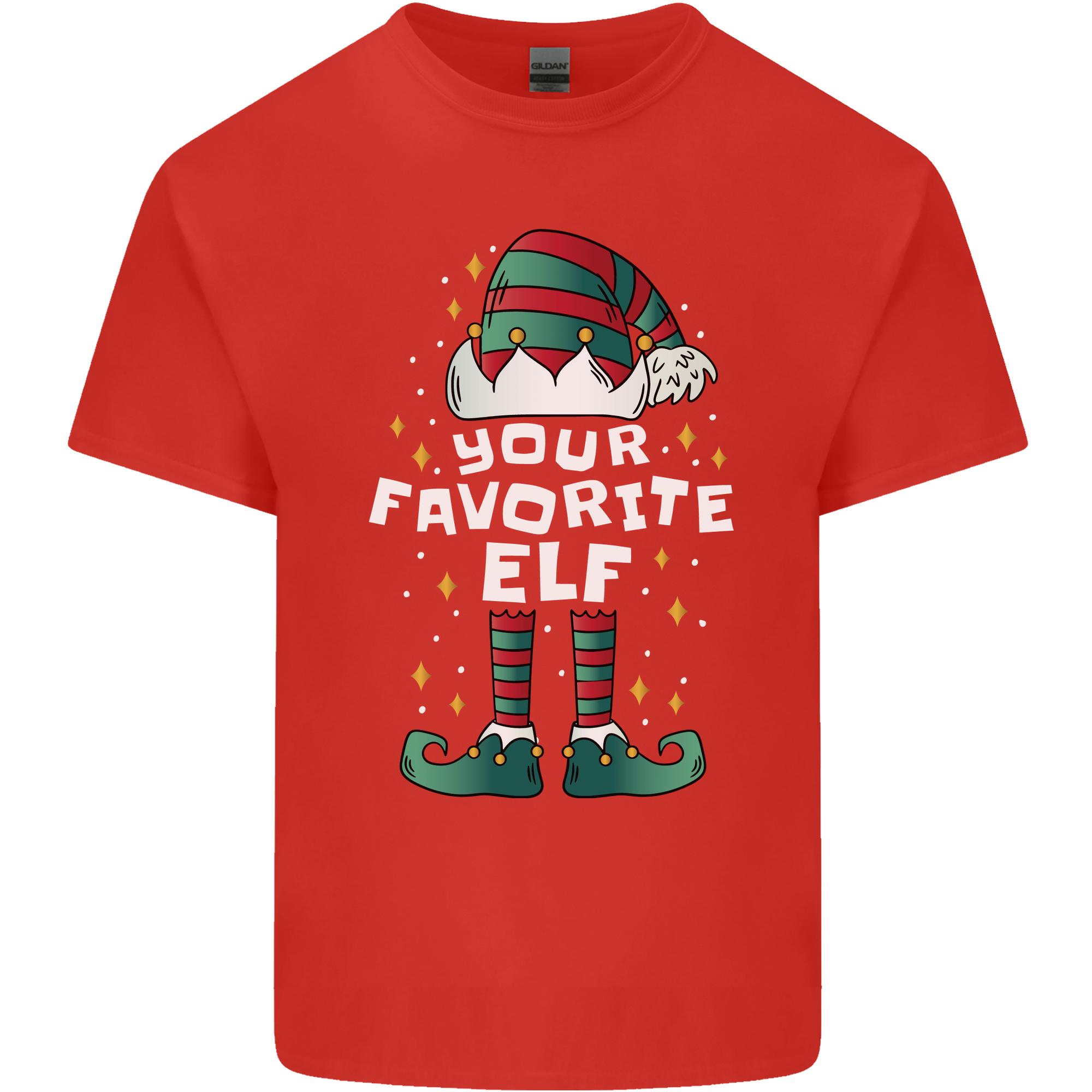 Your Favourite Elf Funny Christmas Xmas Unisexs Light Cotton TShirt S