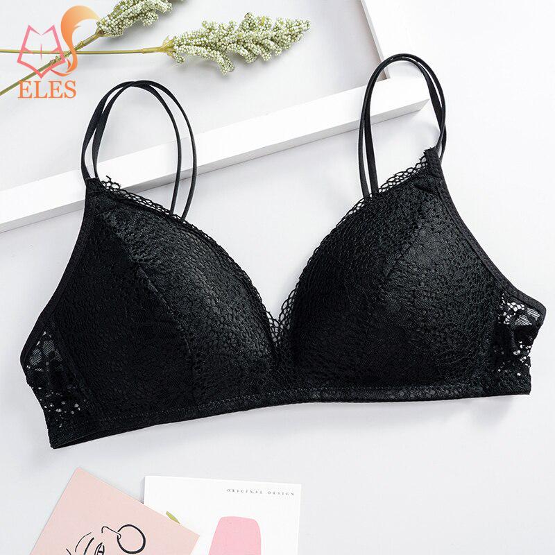 Women Seamless Sexy Lace Bras Wireless Push Up Soft Undearwear Bralette Lingerie