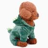 Cosplay Clothes 2Pcs Comfortable Coral Fleece Dog Outfit Featuring Dinosaur Design For Party Celebrations
