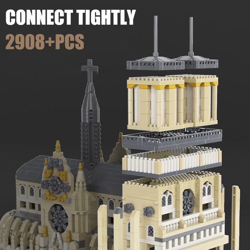 Urban Area Notre-Dame High-Quality De High-Quality Paris High-Quality Architectural High-Quality Kit High-Quality Building High-Quality Blocks