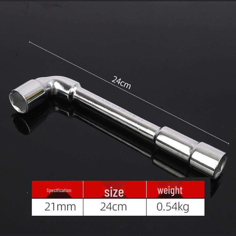 Perforated L-Shaped Hex Deep Socket Wrench for Auto Repair