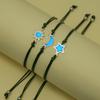 3Pieces Elegant Friendship Bracelets for Best Friend Couples Moon Sun Star Pendant Wrist Chain Adjustable Handmade Cord