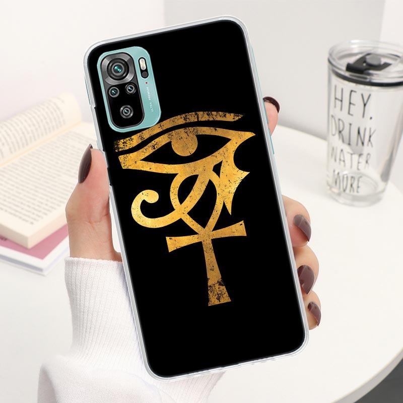 Egypt Nefertiti Anubis Ankh Coque Phone Case For Xiaomi Redmi Note 13 14 12S 12 11S 11T 11E Pro Plus 11 10 10S 4G 5G 14Pro Soft