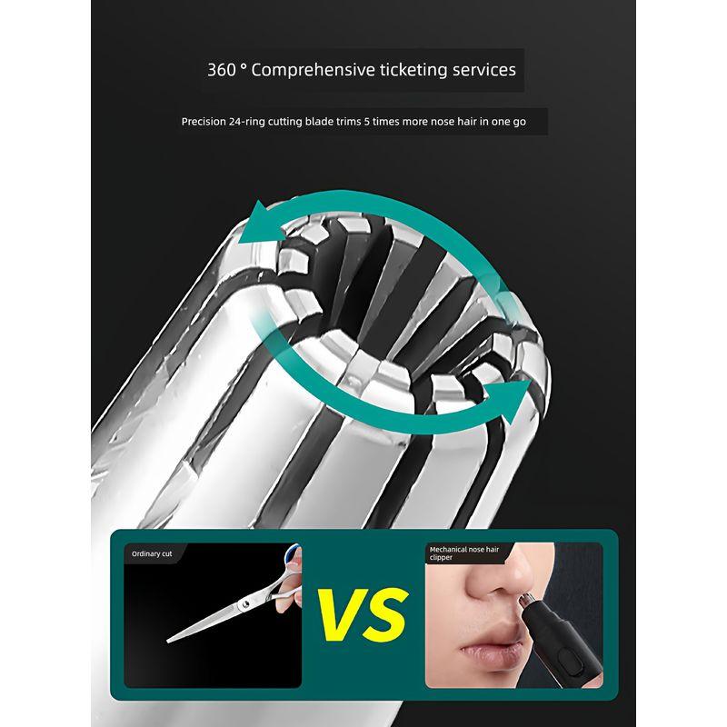 Nose Hair Trimmer Stainless Steel Nose Hair Scissors Manual Nose Hair Trimmer Women's Round Head Nose Hair Scissors Men's Nose Hair Removal Tool