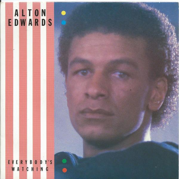 

7inch Record ALTON EDWARDS Everybodys Watching KHAN5 Streetwave 1984 UK SoulFunk Used
