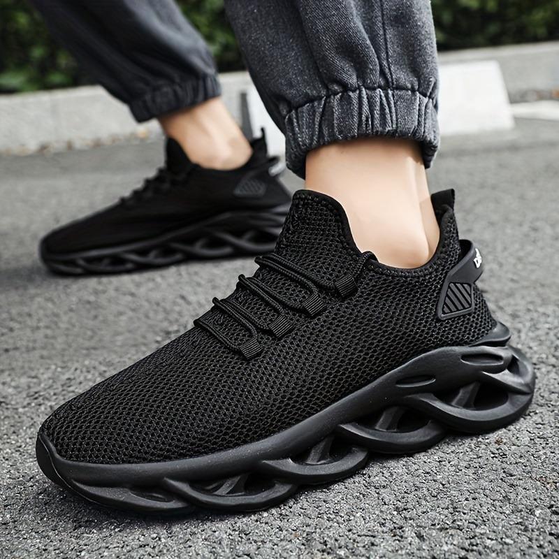 Men's Platform-enhanced Sports Running Shoes Are Comfortable Non-slip And Breathable Mesh Lace Outdoor Walking Shoes Size 39-48