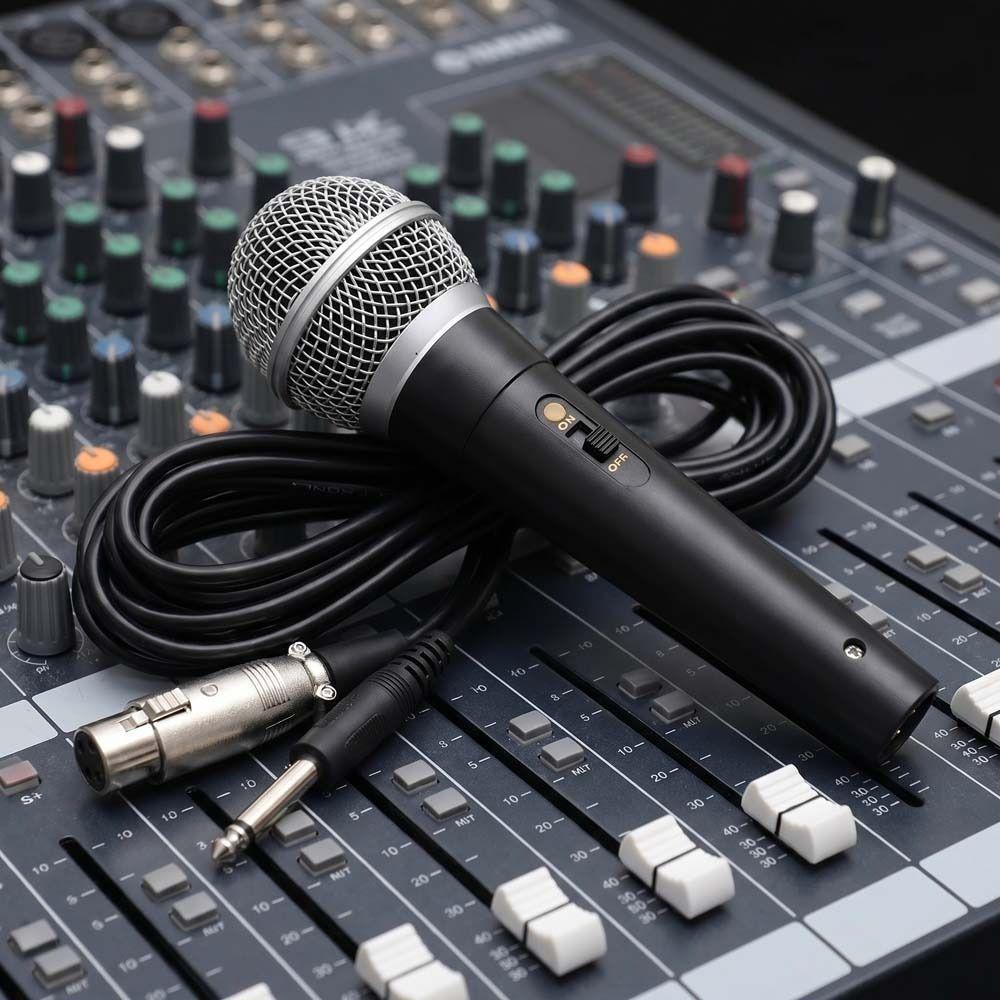 Noise Suppression Wired Microphone Professional Karaoke Microphone Dynamic Microphone Conference