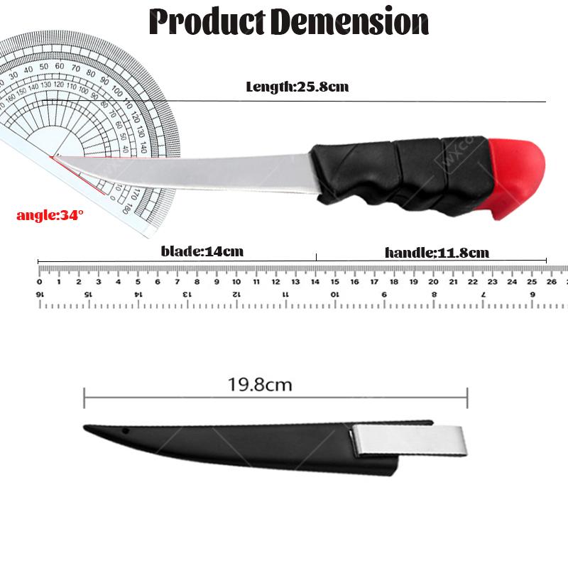 Stainless Steel Fillet Boning Knife Multifunctional Fish Killing Knife Sharp Blade Fruit Knife Kitchen Knife Kitchen Accessories