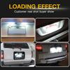 2pcs 12V No Error White LED License Plate Lights for 1996-2025 Toyota 4Runner 2008-2019 Sequoia Tail Number Plate Lamp Plug&Play