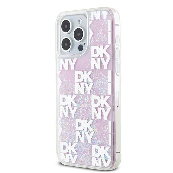 Dkny Dkhcp15Xlcpepp Iphone 15 Pro Max6.7 Różowy/Pink Hardcase Liquid Glitter Multilogo