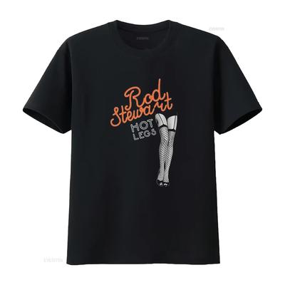 Rod Stewart Hot Legs Official Merchandise T Shirt New Vintage Washed Stylish Fashion Casual Homme Breathable