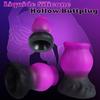 Liquid Silicone Hollow Anal Plug - Open Center Butt Plug for Anal Expansion & Inspection, Manual Anal Dilation Toy for BDSM Adult