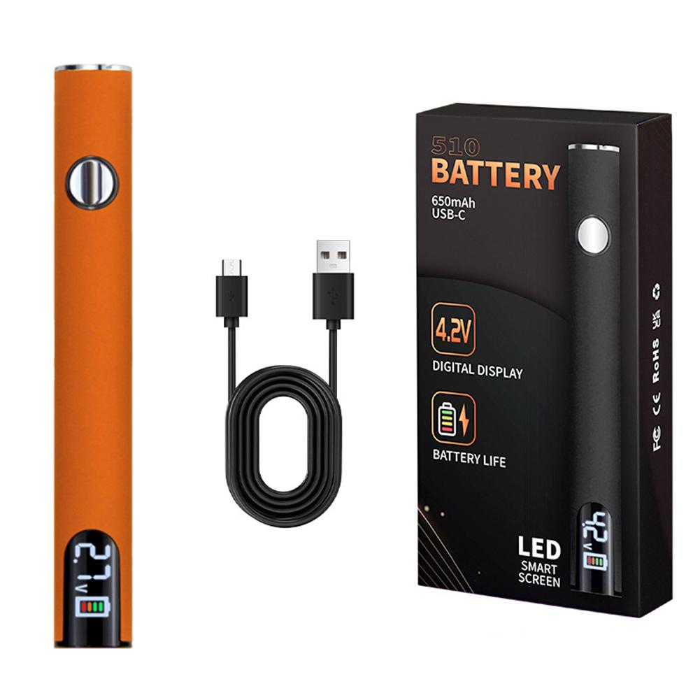 510 Thread Battery Cart Pen Adjustable Voltage Portable Electric Soldering Iron Welding Kit 650mAh Battery Solder Repair Tools