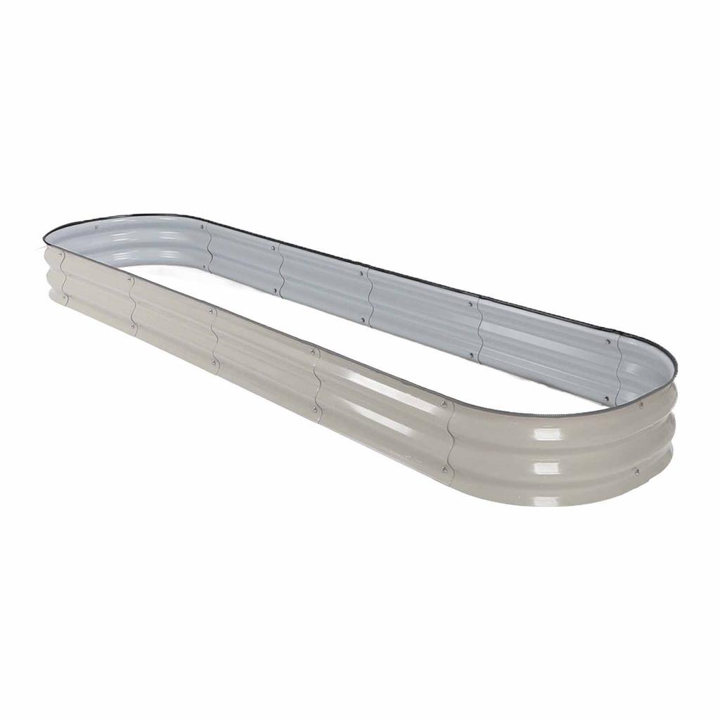 Raised Garden Bed Multipurpose   Open Bottom Sturdy Construction Metal Raised Planter Bed for for Home School Street Garden Villa