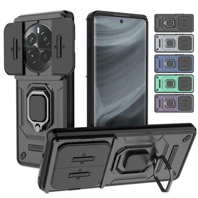 Armor Shockproof Case for Realme 12 Pro Plus 12 Pro+ Protective Cover Ring Magnetic Holder Business Full Protection Cover