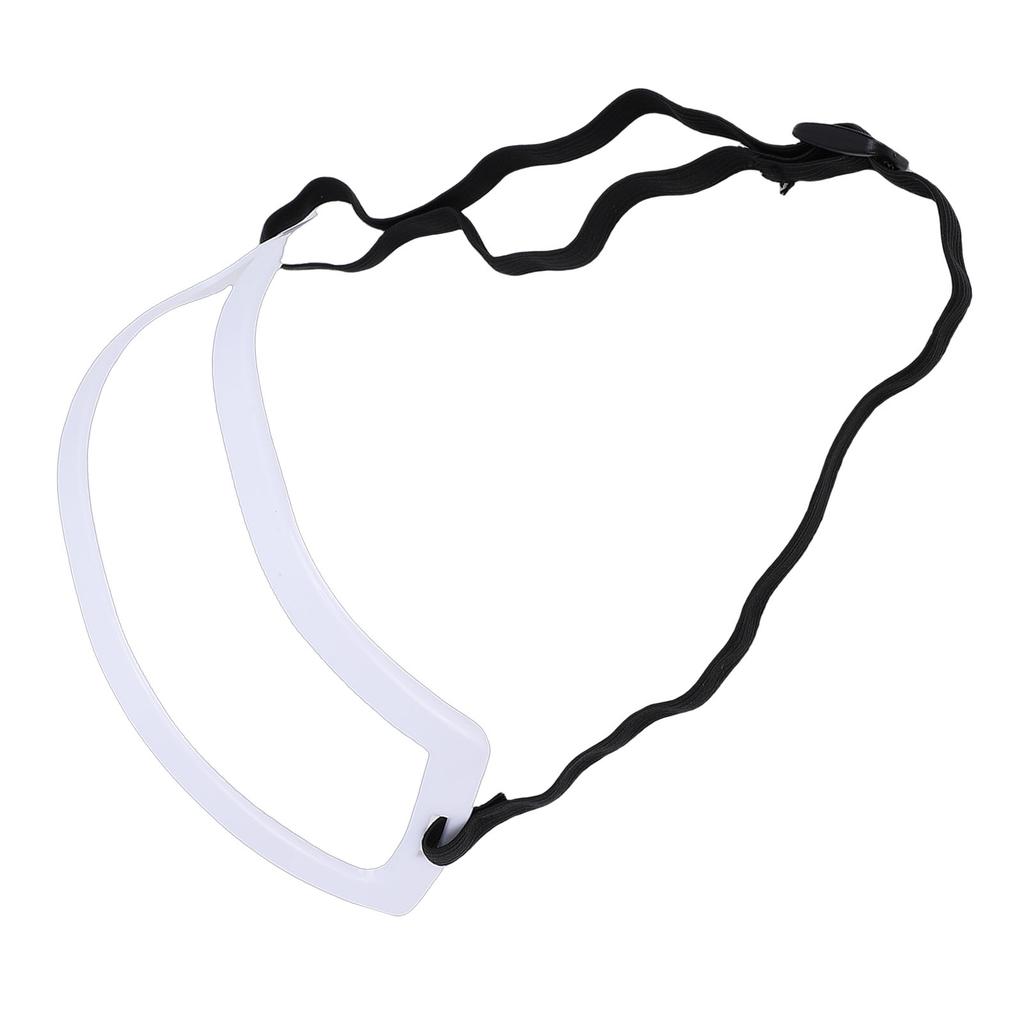 3 Pcs Neckline Shaving Template Handsfree Hair Cutting Guide DIY Self Haircutting System White