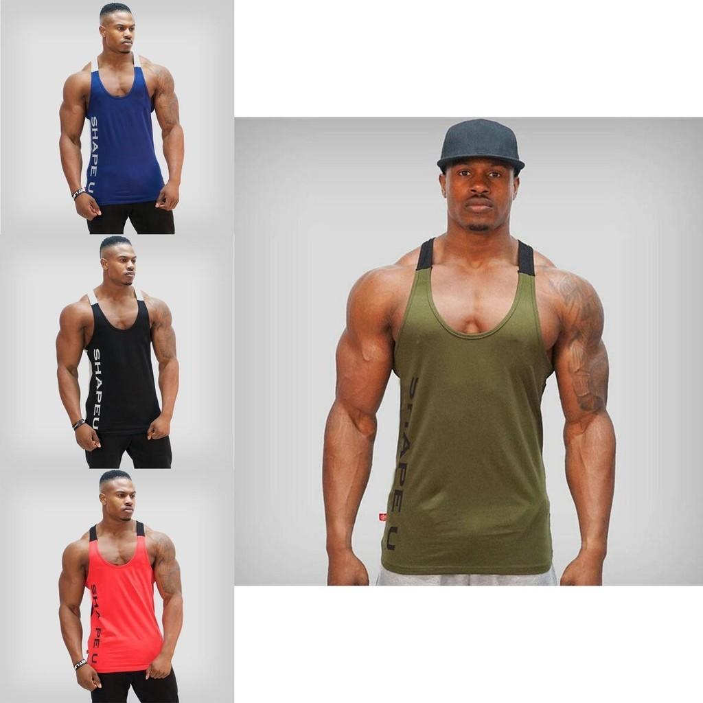 Premium Quality Gym Men's Muscle Sleeveless Tank Top Tee Shirt For Bodybuilding