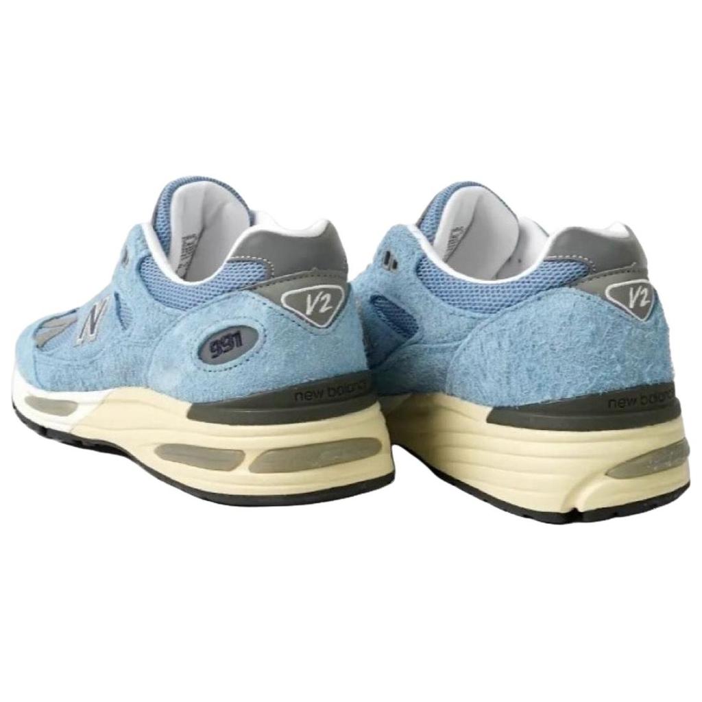 New Balance Teddy Santis x 991v2 Made in England Grounded Pastels Pack - Celestial Blue Men Sneakers Faded-Denim Moon-Mist U991BV2