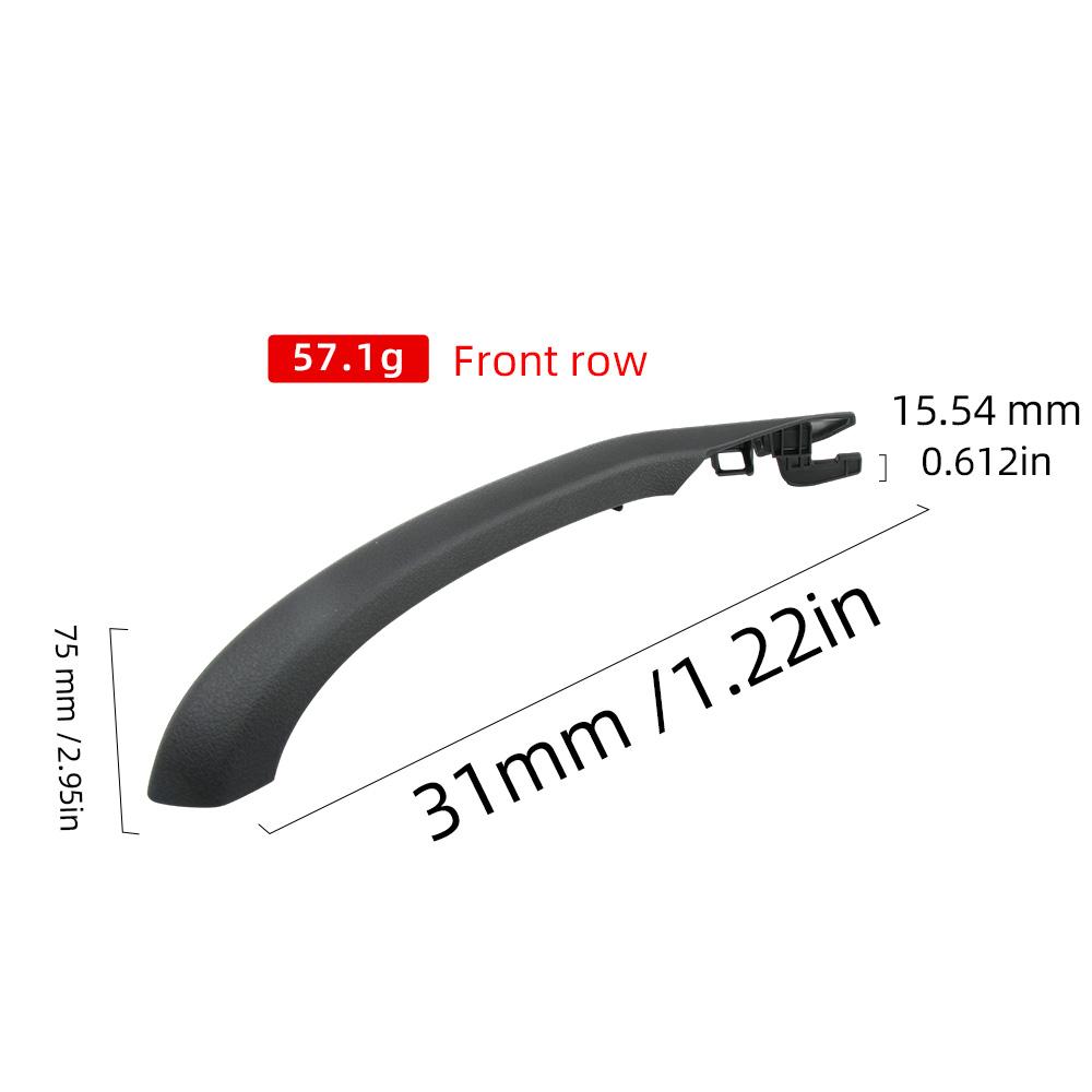 LHD Front Left Interior Door Handle Pull Trim Cover for BMW X3 X4 F25 F26 2010-2016 OE 51417246213