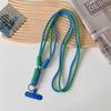 Cute Mobile Phone Straps Crossbody Rope Contrast Color Lanyard with Door Credencial Upgrade Strips Convenient Telephone Chain