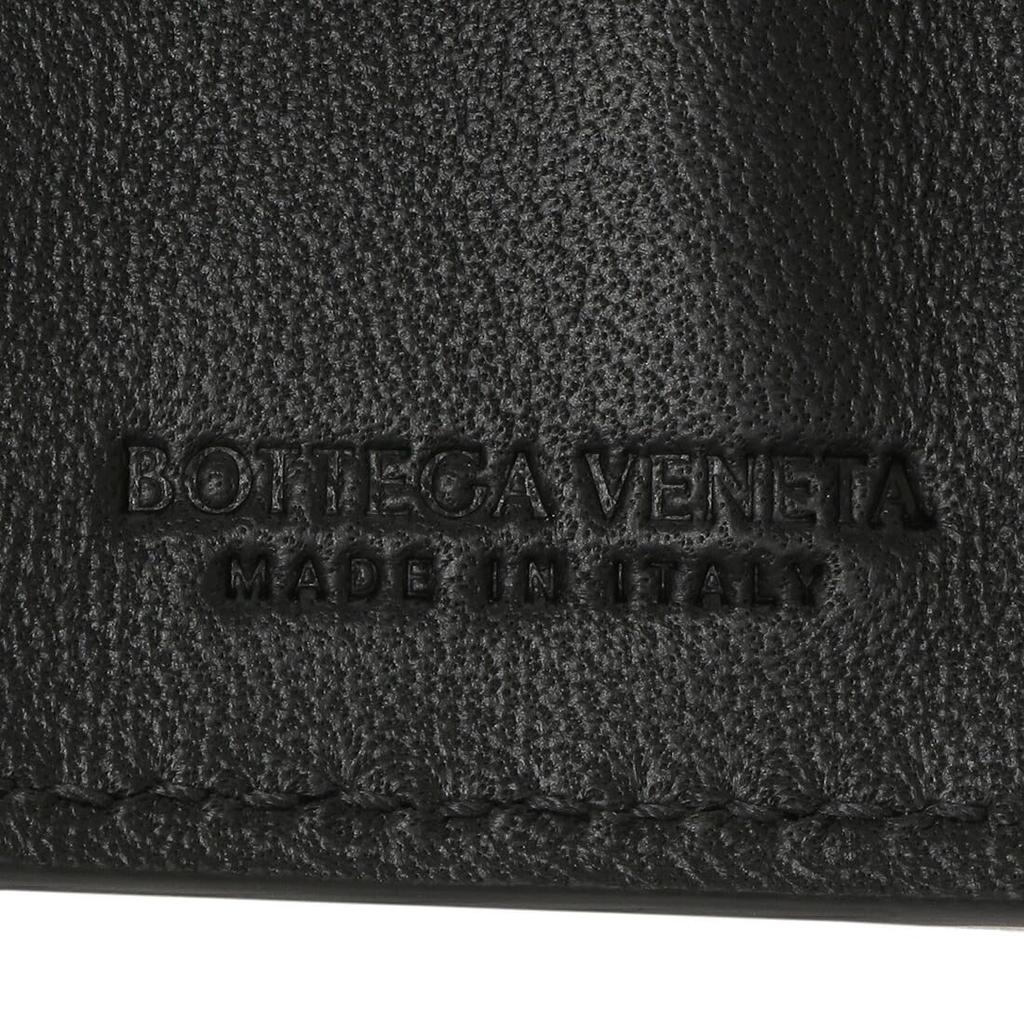 Bottega Veneta Intrecciato Black Key Holder for Men and 284137 V0016 A4 Compatible Case/Key Women, 8806, [Used]