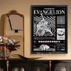 G-Genesis 1Pc N-Neons E-Evangelion Poster Self-Adhesive Art Waterproof Paper Sticker Coffee House Bar Room Wall Decor