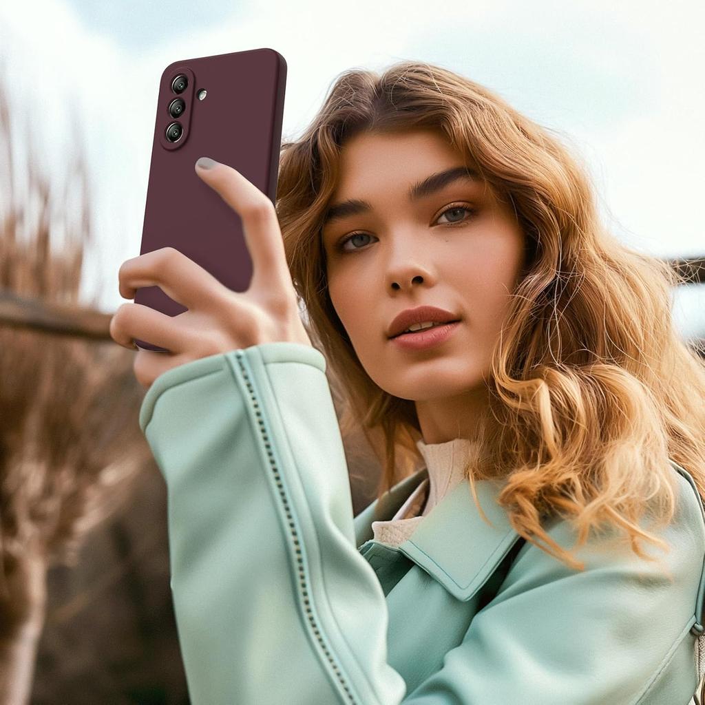 For Samsung Galaxy A17 A37 A57 A56 A36 A55 A54 A53 A52 A34 A33 A35 A15 S20 S21 S22 S23 S24 S25 FE S26 Plus Ultra Liquid Silicone Case Cover Silicon