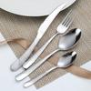 Mirror Finish Silver Plated Stainless Steel Flatware Set Copper Silverware Set Rose Gold Spoon Color Cutlery Set