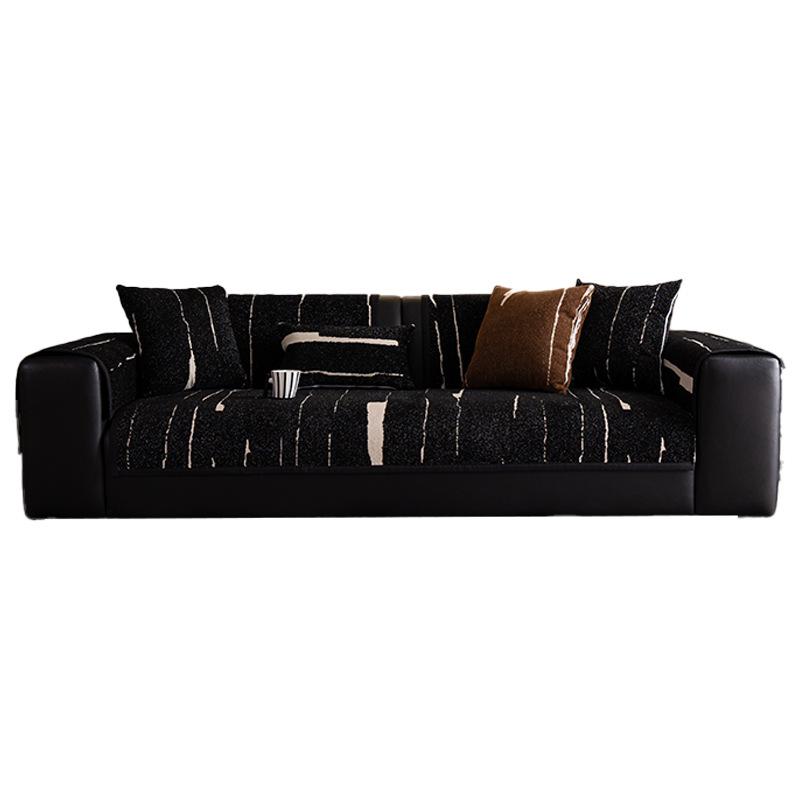 Žinylkový polštář na pohovku, Univerzální pro všechna roční období, Protiskluzový a nečistoty odpuzující sedák Nový potah na koženou pohovku Krycí látka