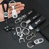 2025 Metallo Pelle Portachiavi Auto Anello Portachiavi Decorazione Accessori Auto Per E36 E46 E90 E60 E39 F30 F10 F20 X5 E70 E53 G30 E91 E92 E93