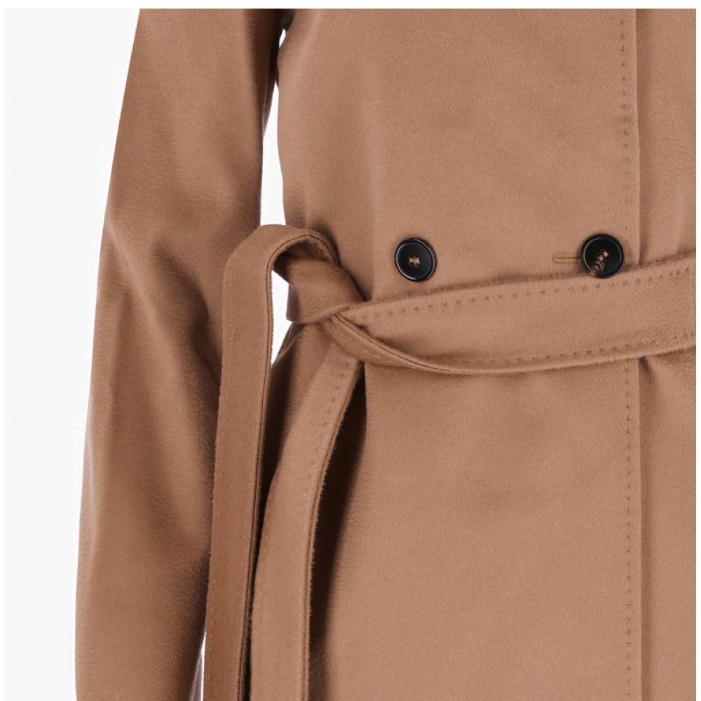 Max Mara 2426016101600 006 Bcollage Vicolag Belted Wool Women S Coat