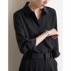 French Chic Satin Blouse With 3d Effect And Off Shoulder Design For Office Wear