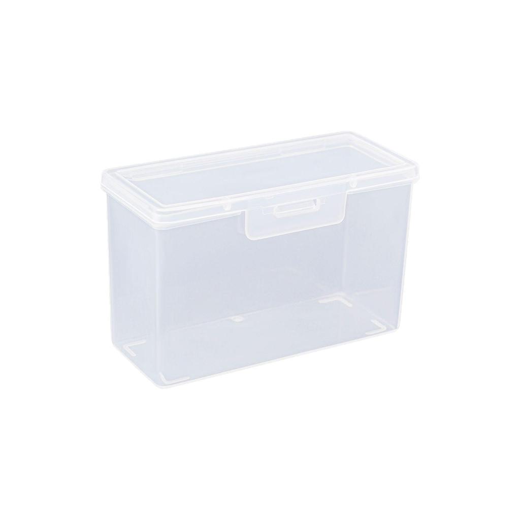 Transparent Playing Card Organizer - Plastic Storage Box for ID and Game Cards