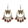Pendientes bohemios vintage diseño nicho pendientes largos con flecos pendientes de vacaciones mujeres
