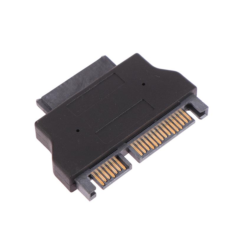 1Pc Slimline Adapter For Sata Ata 7+15 Serial 22Pin Male To Slim Sata 7+6 13Pin Female Adapter Electronic Accessories
