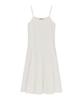 Siyajyu Sia8044 Flare Slip Dress_White