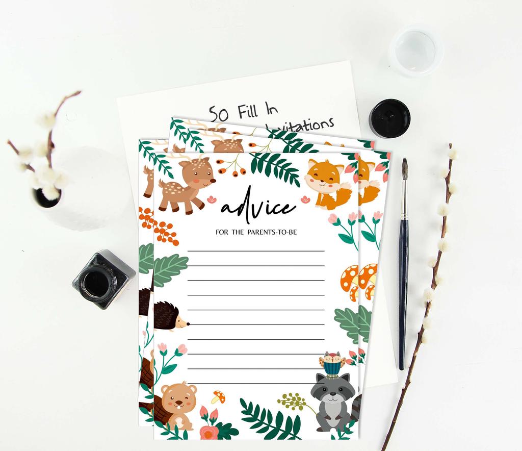 Inkdotpot 50 BabyA  AlphabetA  ABCA  GameA  Floral & Animals Baby Shower Game Gender Neutral Party