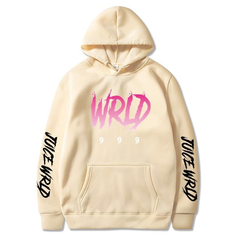 New hot sweater singer juice wrld print street popular men's and women's autumn and winter hoodie