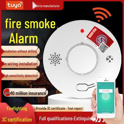 Graffiti Smart WiFi Smoke Detector with App Remote Alarm
