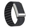 Sparkly Diamond Metal Frame Nylon Elastic Band for Whoop 5.0 Comfortable Replacement Strap for Whoop 5.0 Smart Fitness Tracker