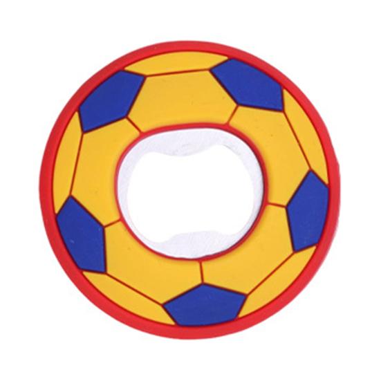 Yousheng Football Theme Magnetic Bottle Opener Stainless Steel Beer Bottle Opener for Fridge Novelty Gift for Men Coaches Sports Game Party Favors