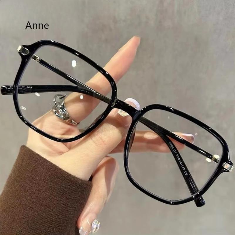 Oversized Frame Square Glasses Women Men Trendy Luxury  Designer Computer For Office Work Optical Eyeglasses Unisex Lentes