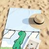 Cartoon J-Joguman-S Cute Towel Sports Quick Dry Travel Camping Gear Sandproof Soft Light Large Beach Towel