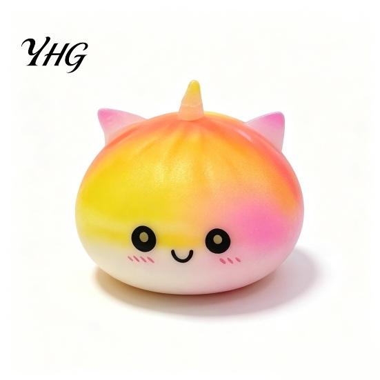 Slow Rebound Squeezing Balls Giant Dumpling Stress Relief Toy, Rising Hand Squeeze Ball, Tension Sensory Toys Soft Desk Fidget Tool for Office